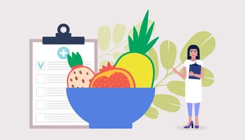 Diet concept Stock Illustration