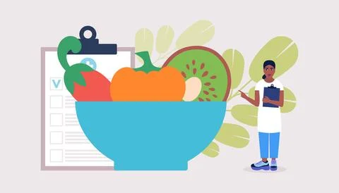 Diet concept Stock Illustration