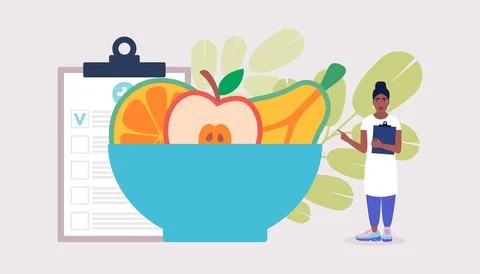 Diet concept Stock Illustration