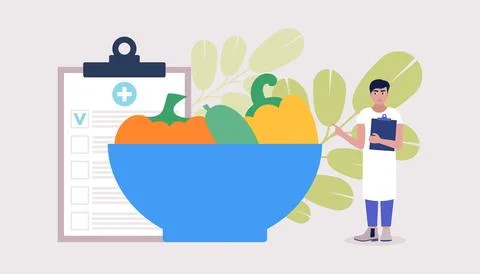 Diet concept Stock Illustration