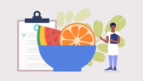 Diet concept Stock Illustration