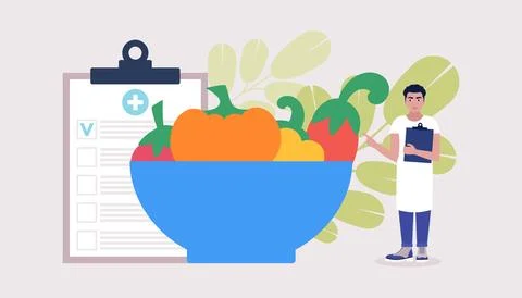 Diet concept Stock Illustration