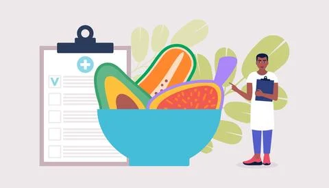 Diet concept Stock Illustration