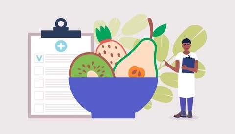 Diet concept Stock Illustration