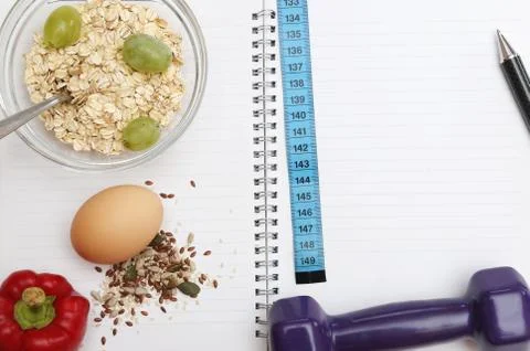 Diet diary Stock Photos