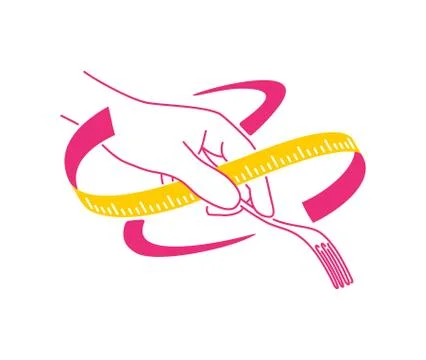 Diet fork Stock Illustration