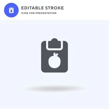 Diet icon vector, filled flat sign, solid pictogram isolated on white, logo Stock Illustration