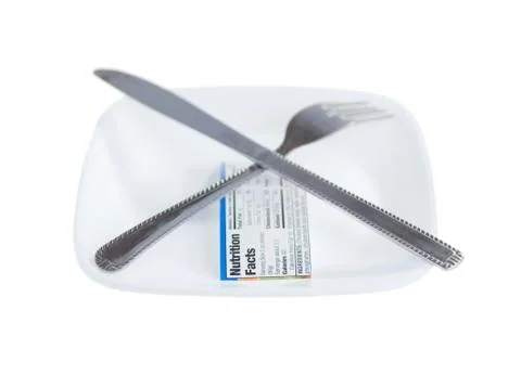 Diet information. Stock Photos