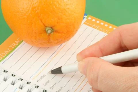 Diet journal Stock Photos