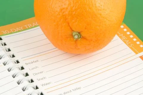 Diet journal Foto stock