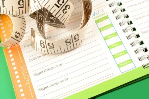 Diet journal Stock Photos