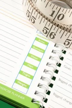 Diet journal Stock Photos