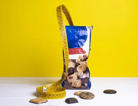 Diet obstacles Stock Photos