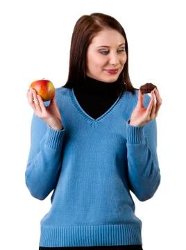Diet or not Stock Photos