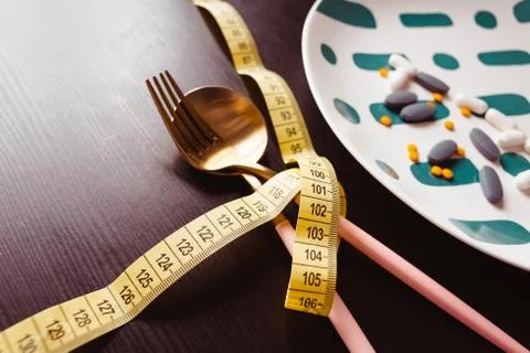 Diet Pills and Supplements Stock Photos