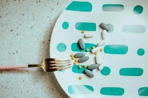 Diet Pills and Supplements Foto stock