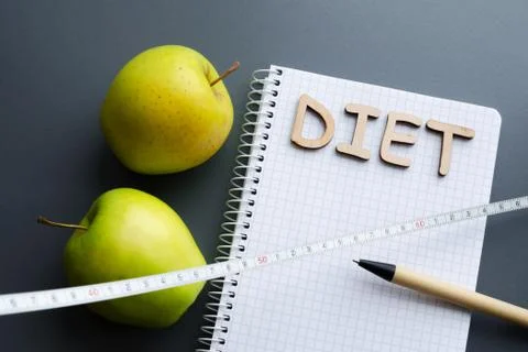 Diet plan concept Stock Photos