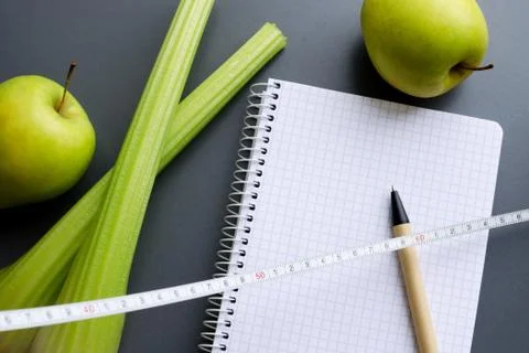 Diet plan concept Stock Photos