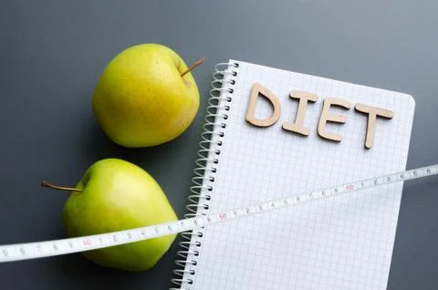 Diet plan concept Stock Photos