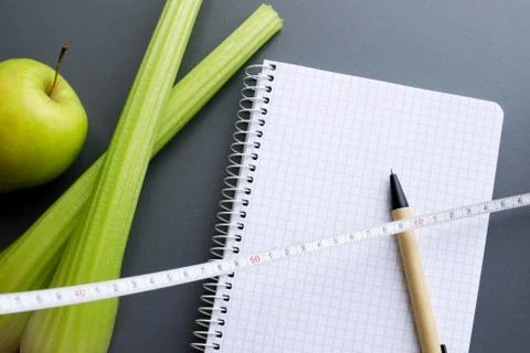Diet plan concept Stock Photos