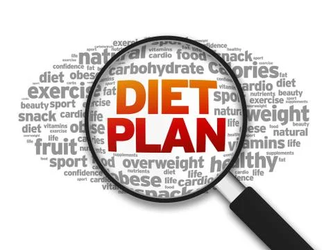 Diet plan Stock Illustration