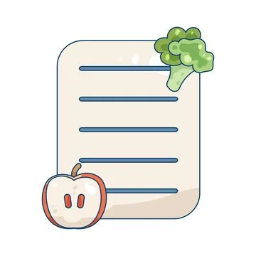 Diet plan Stock Illustration