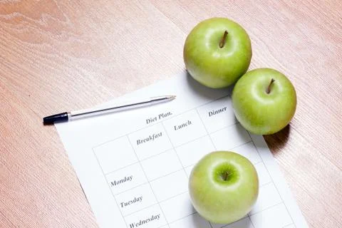 Diet Plan. Stock Photos