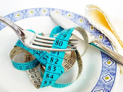 Diet plate Stock Photos