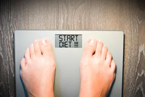 Diet problems concept Stock Photos