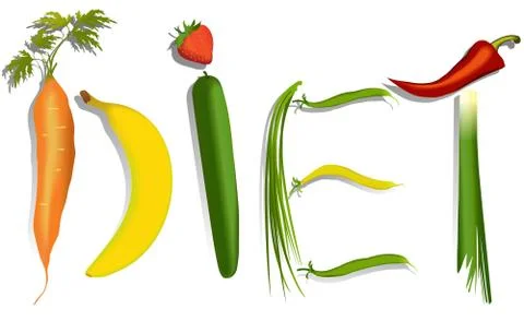 Diet sign Stock Illustration