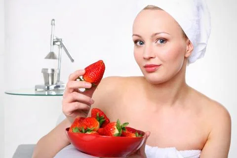 Diet strawberry  스톡 사진