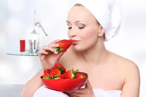 Diet strawberry  Stock Photos