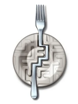 Diet success 库存插图