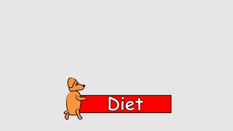 Diet text on transparent background video 4k for Youtube Stock Footage 165692552