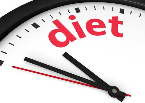 Diet Time Concept Stock Illustration