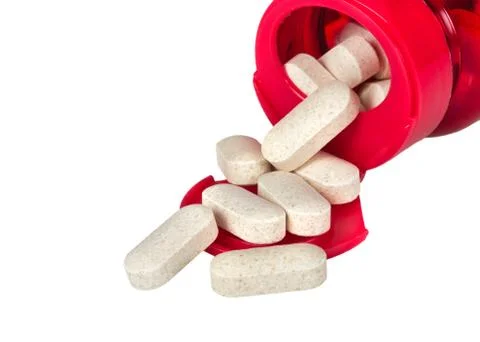 Dietary supplements in the bubble Stock Photos