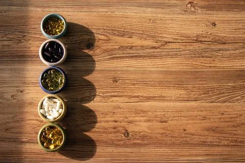 Dietary supplements Stock Photos