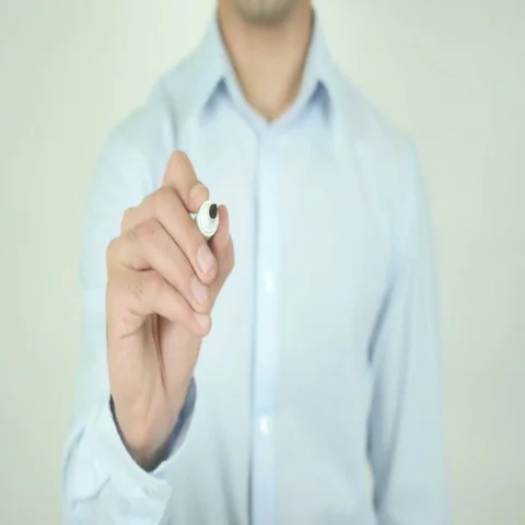 Dietary Supplements, Writing On Transparent Screen Stock Footage