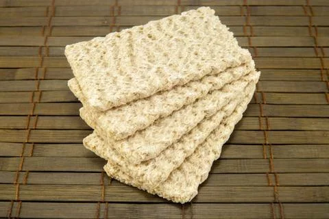 Dietetic bread on a vintage background Stock Photos