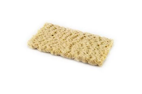 Dietetic bread on a white background Stock Photos