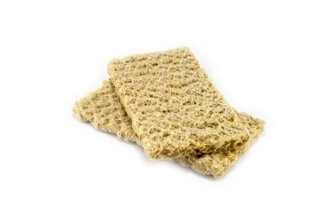 Dietetic bread on a white background Stock Photos