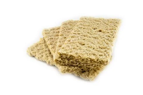 Dietetic bread on a white background Foto stock