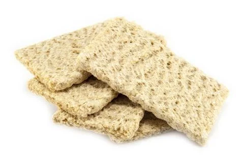 Dietetic bread on a white background Stock Photos