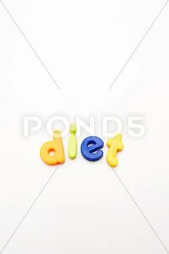 Dieting, conceptual image Stock Photos