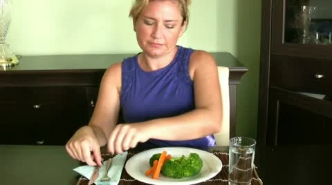 Dieting Stock Footage 12168968