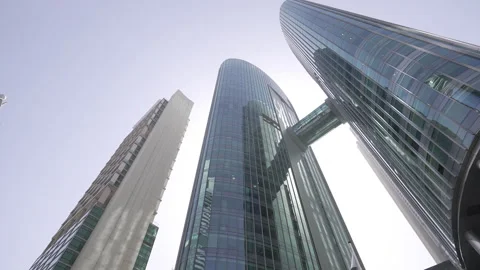 DIFC Dubai buildings Stock-Footage 254967340