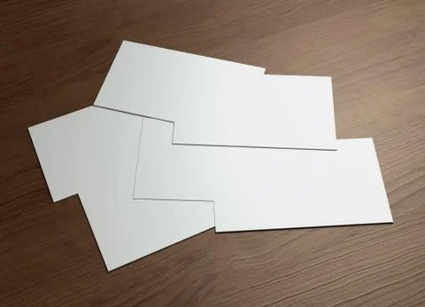 Difference business cards design presentation Stock Illustration