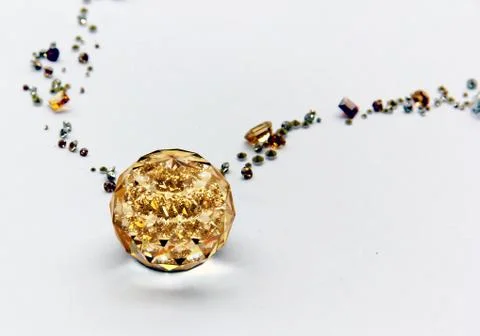 The Difference of Colorful Gems Stock Photos