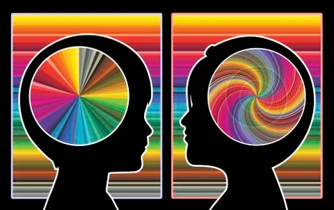 Difference in Fantasy Stock Illustration
