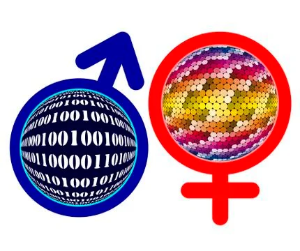 Difference in Genes Stock Illustration